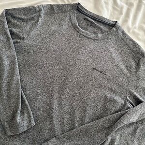 Eddie Bauer Gray Long Sleeve Shirt